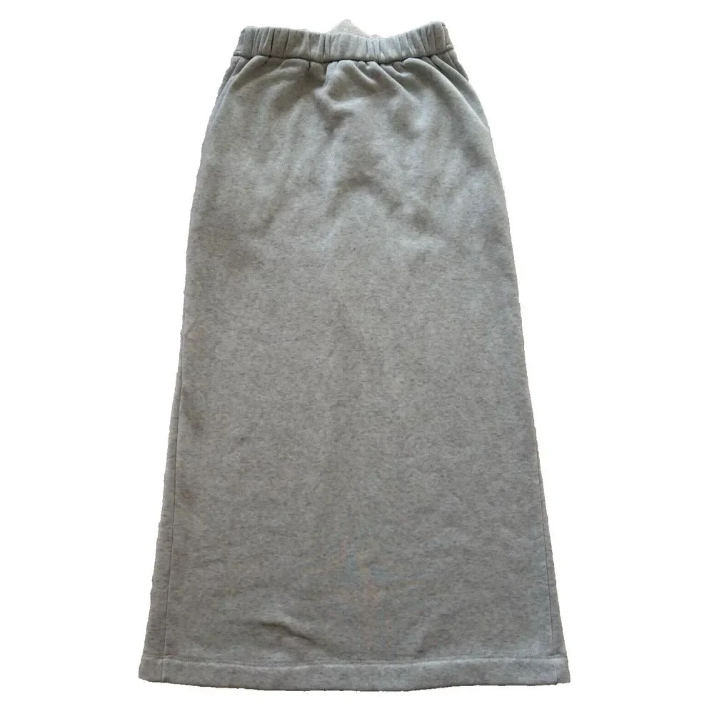 Anthropologie Sunday In Brooklyn Skirt Womens XS Gray Heather Maxi Sweats Casual